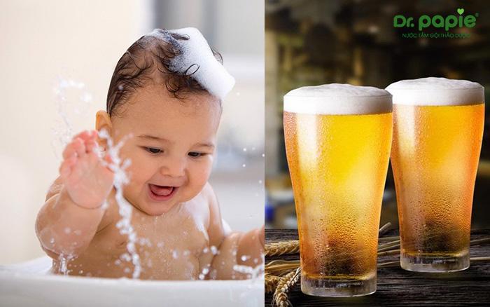Cách tắm bia cho trẻ sơ sinh
